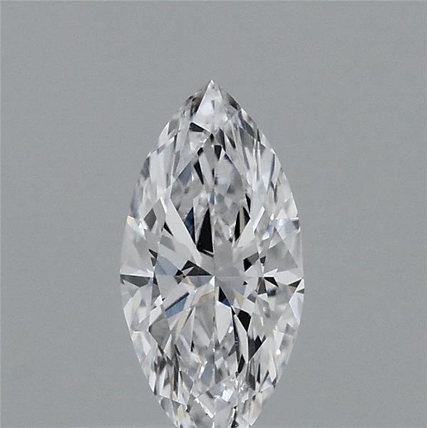 0.37 Carat Marquise Shaped, Ideal Cut, D Color, VVS2 Clarity, IGI Certified Lab Grown Diamond