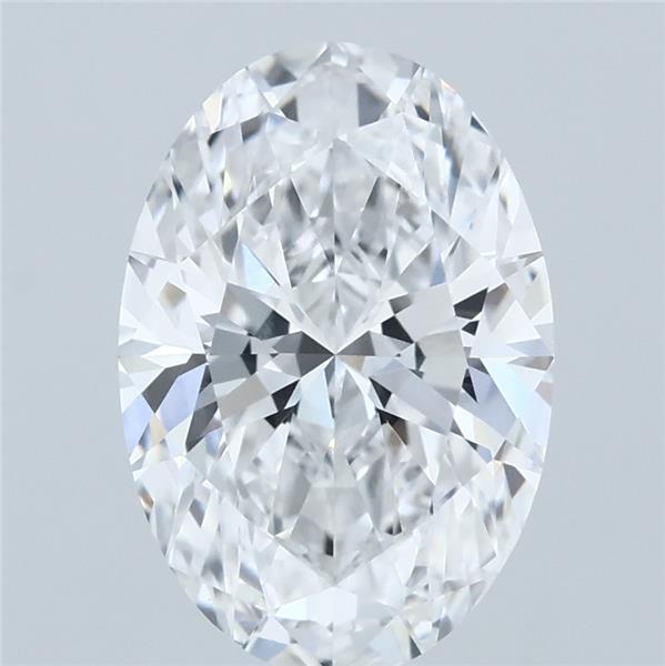 2.87 Carat Oval Shaped, Excellent Cut, D Color, VVS1 Clarity, IGI Certified Lab Grown Diamond
