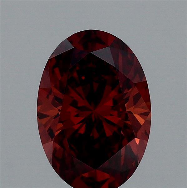 0.84 Carat Oval Shaped, Excellent Cut, FANCY DEEP ORANGE Color, VVS2 Clarity, IGI Certified Lab Grown Diamond