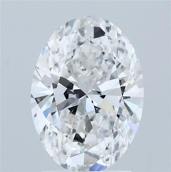 2.10 Carat Oval Shaped, Ideal Cut, E Color, VVS1 Clarity, IGI Certified Lab Grown Diamond