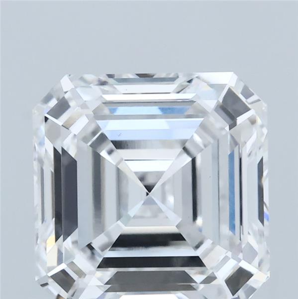 4.06 Carat Asscher Shaped, Ideal Cut, E Color, VS1 Clarity, IGI Certified Lab Grown Diamond