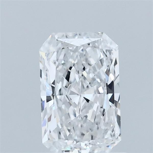 0.74 Carat Radiant Shaped, Ideal Cut, D Color, VVS2 Clarity, IGI Certified Lab Grown Diamond