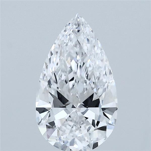 1.00 Carat Pear Shaped, Ideal Cut, D Color, VVS2 Clarity, IGI Certified Lab Grown Diamond