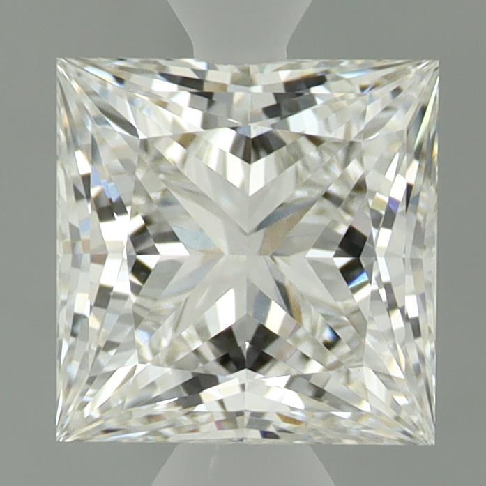 1.55 Carat Princess Shaped, Ideal Cut, E Color, VVS1 Clarity, IGI Certified Lab Grown Diamond