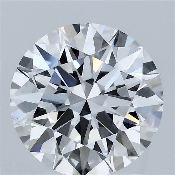 2.06 Carat Round Shaped, Ideal Cut, F Color, VS2 Clarity, IGI Certified Lab Grown Diamond