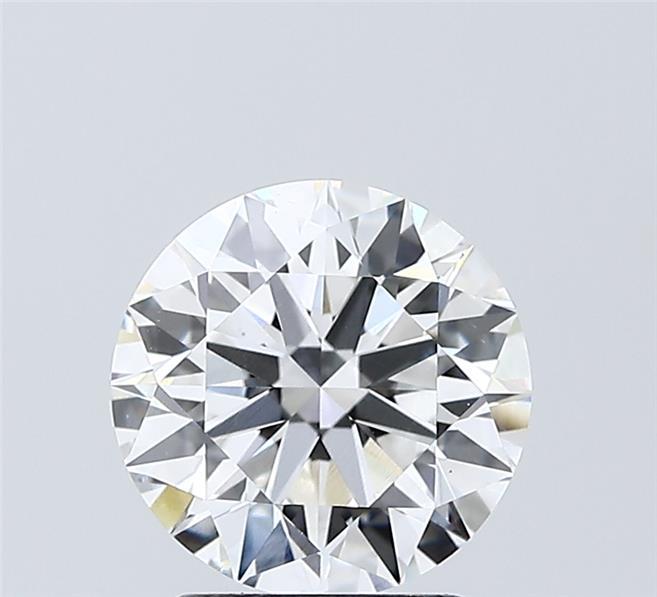 2.00 Carat Round Shaped, Excellent Cut, E Color, VVS2 Clarity, IGI Certified Lab Grown Diamond
