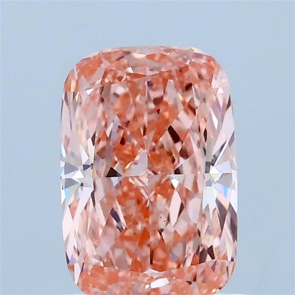 1.05 Carat Cushion Shaped, Ideal Cut, FANCY VIVID PINK Color, VS1 Clarity, IGI Certified Lab Grown Diamond