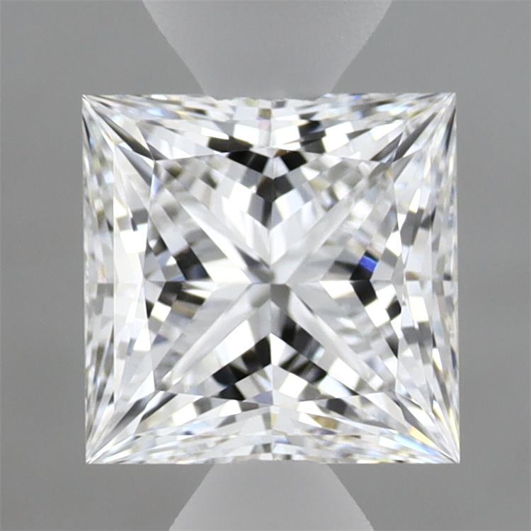 1.65 Carat Princess Shaped, Ideal Cut, D Color, VVS2 Clarity, IGI Certified Lab Grown Diamond