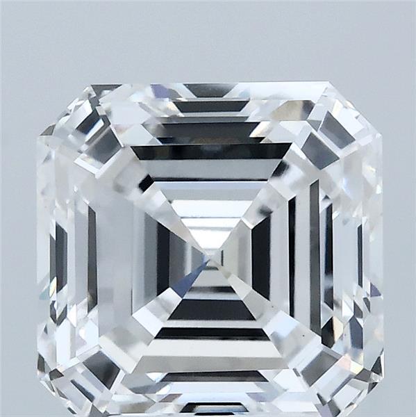 3.59 Carat Asscher Shaped, Ideal Cut, E Color, VVS2 Clarity, IGI Certified Lab Grown Diamond