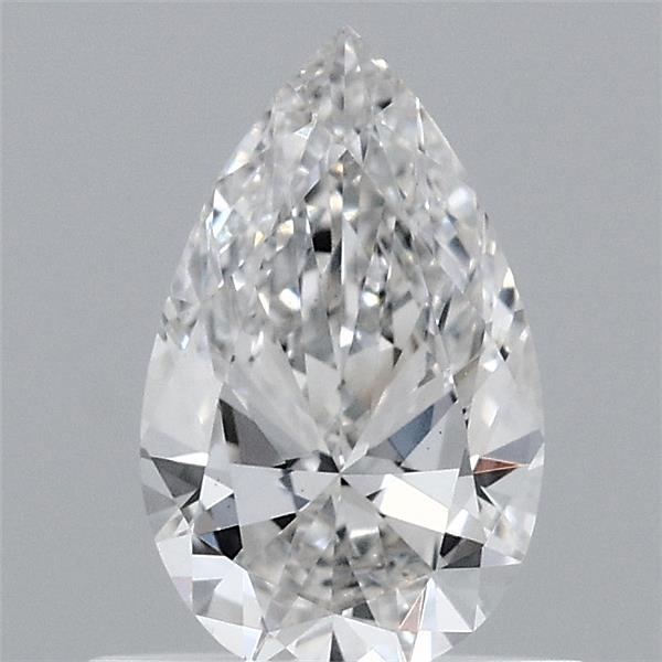 0.62 Carat Pear Shaped, Ideal Cut, F Color, VS1 Clarity, IGI Certified Lab Grown Diamond