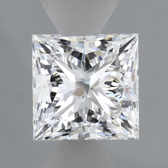 1.06 Carat Princess Shaped, Ideal Cut, E Color, VVS2 Clarity, IGI Certified Lab Grown Diamond