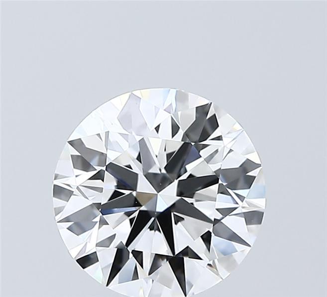 2.05 Carat Round Shaped, Ideal Cut, D Color, VVS2 Clarity, IGI Certified Lab Grown Diamond