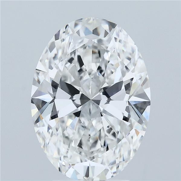 4.00 Carat Oval Shaped, Ideal Cut, E Color, VVS1 Clarity, IGI Certified Lab Grown Diamond