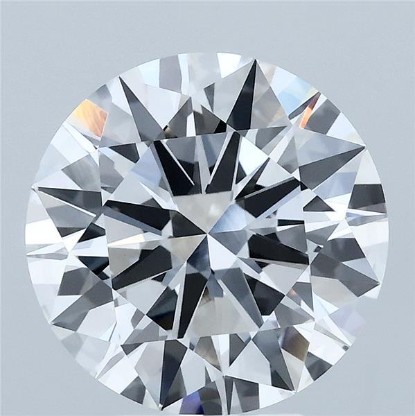 4.02 Carat Round Shaped, Excellent Cut, E Color, VVS2 Clarity, IGI Certified Lab Grown Diamond