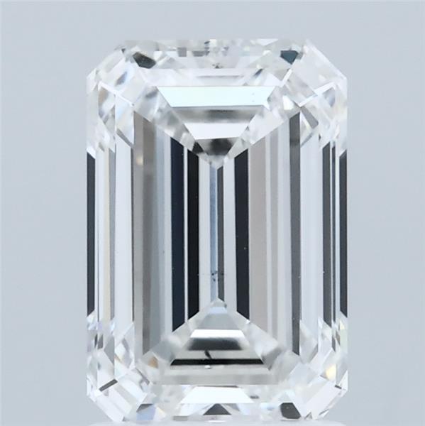 2.01 Carat Emerald Shaped, Ideal Cut, E Color, VS1 Clarity, IGI Certified Lab Grown Diamond