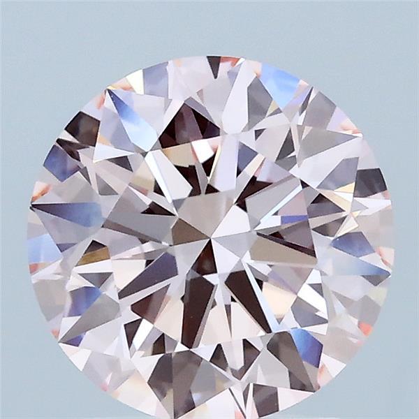 2.05 Carat Round Shaped, Ideal Cut, FANCY INTENSE PINK Color, VVS2 Clarity, IGI Certified Lab Grown Diamond