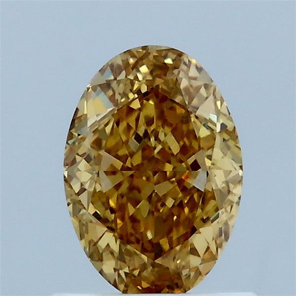 1.01 Carat Oval Shaped, Excellent Cut, FANCY INTENSE YELLOW Color, VS1 Clarity, IGI Certified Lab Grown Diamond