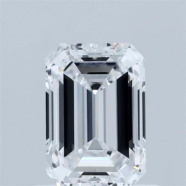 0.93 Carat Emerald Shaped, Ideal Cut, D Color, VVS2 Clarity, IGI Certified Lab Grown Diamond