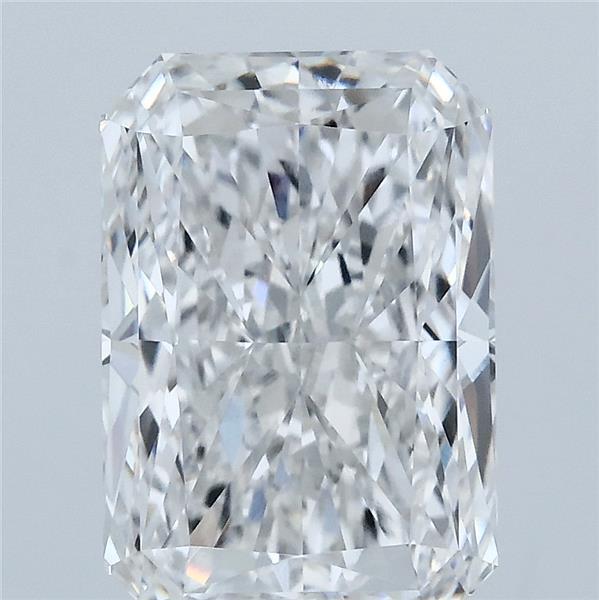 4.08 Carat Radiant Shaped, Ideal Cut, E Color, VVS2 Clarity, IGI Certified Lab Grown Diamond