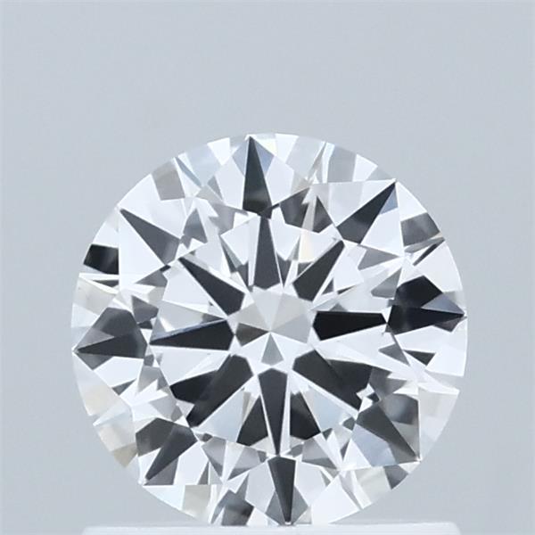 0.90 Carat Round Shaped, Excellent Cut, D Color, VVS2 Clarity, IGI Certified Lab Grown Diamond