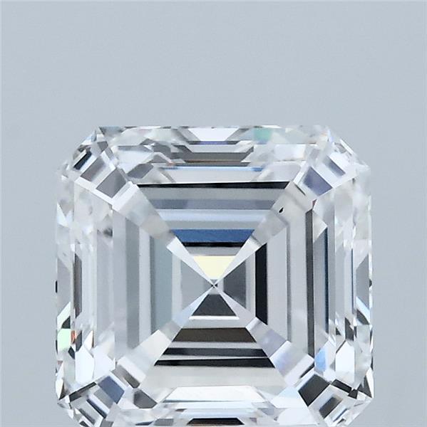 2.53 Carat Asscher Shaped, Ideal Cut, D Color, VS1 Clarity, IGI Certified Lab Grown Diamond