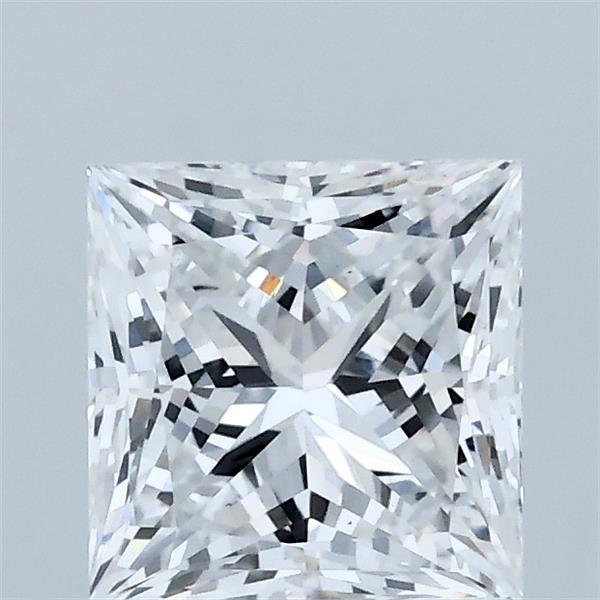 1.50 Carat Princess Shaped, Ideal Cut, D Color, VS1 Clarity, IGI Certified Lab Grown Diamond