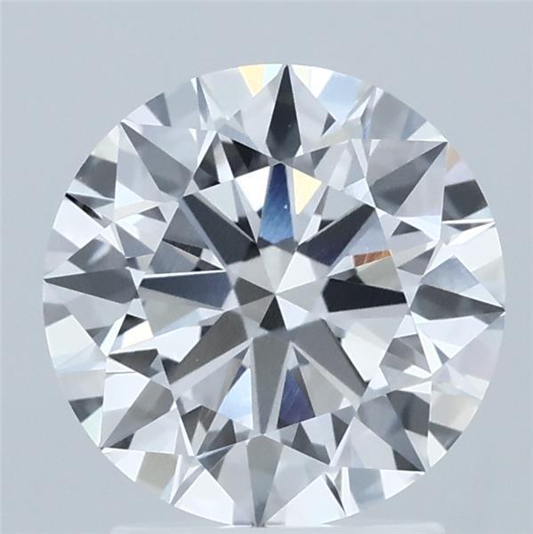 2.10 Carat Round Shaped, Ideal Cut, E Color, VVS2 Clarity, IGI Certified Lab Grown Diamond