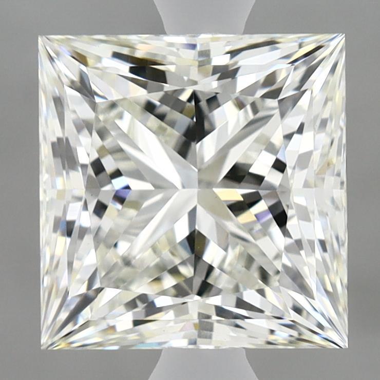 3.03 Carat Princess Shaped, Ideal Cut, G Color, VVS2 Clarity, IGI Certified Lab Grown Diamond