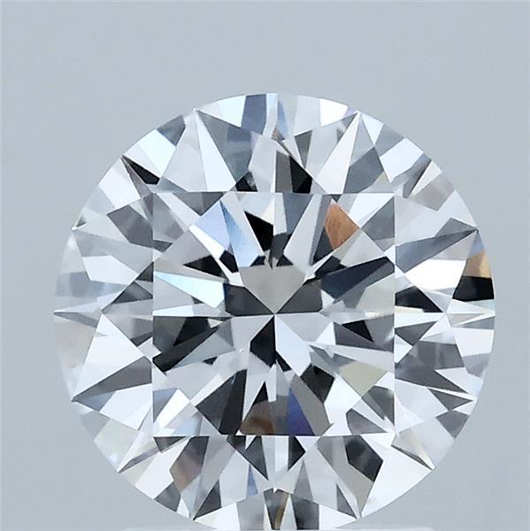 1.96 Carat Round Shaped, Ideal Cut, D Color, VVS1 Clarity, IGI Certified Lab Grown Diamond
