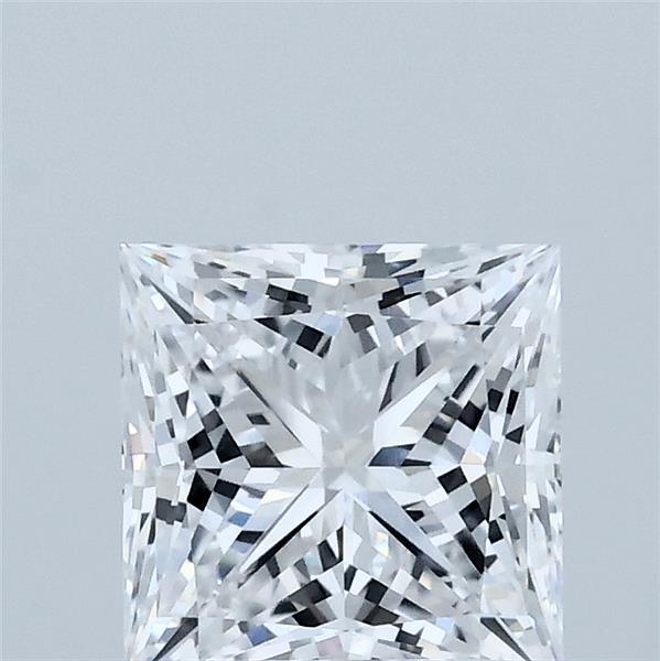1.59 Carat Princess Shaped, Ideal Cut, D Color, VVS2 Clarity, IGI Certified Lab Grown Diamond