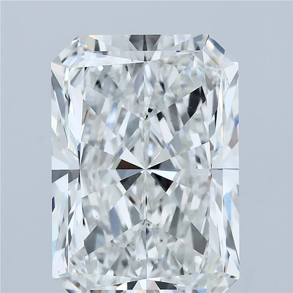 5.01 Carat Radiant Shaped, Excellent Cut, F Color, VS1 Clarity, IGI Certified Lab Grown Diamond