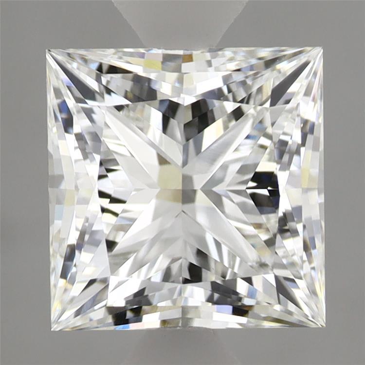 2.71 Carat Princess Shaped, Ideal Cut, E Color, VVS1 Clarity, IGI Certified Lab Grown Diamond