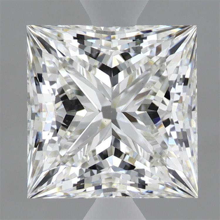 2.32 Carat Princess Shaped, Ideal Cut, G Color, VS2 Clarity, IGI Certified Lab Grown Diamond