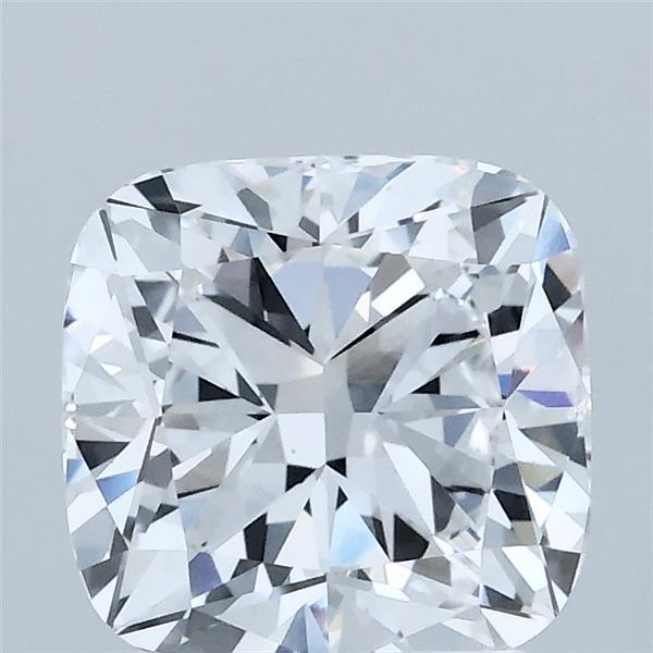 2.09 Carat Cushion Shaped, Ideal Cut, D Color, VVS2 Clarity, IGI Certified Lab Grown Diamond