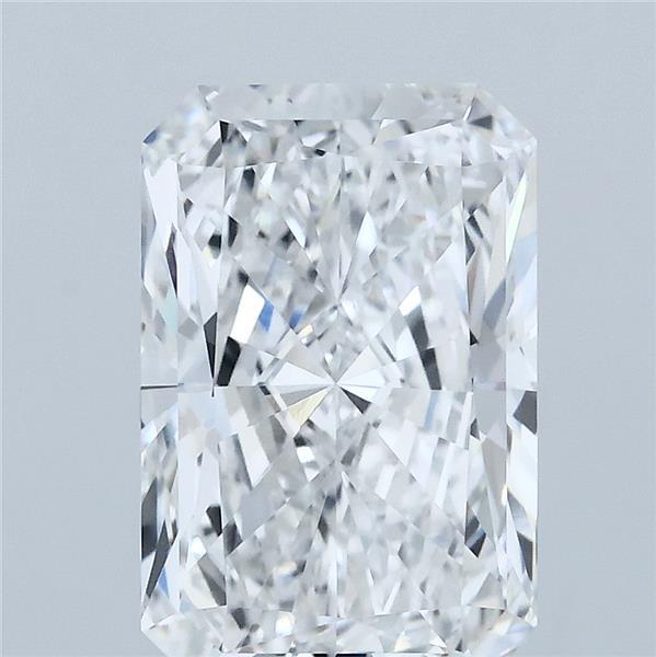 3.53 Carat Radiant Shaped, Ideal Cut, D Color, VVS2 Clarity, IGI Certified Lab Grown Diamond