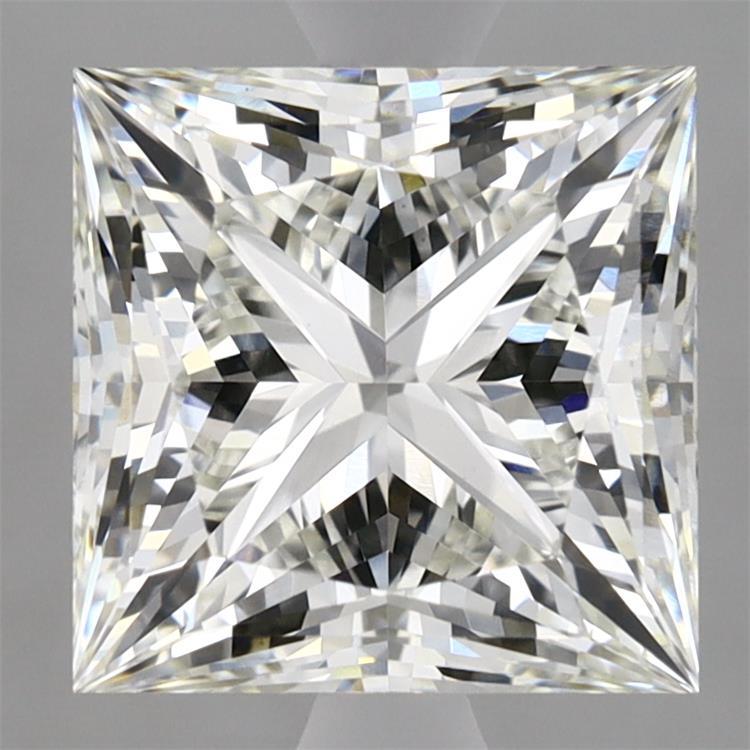 3.54 Carat Princess Shaped, Ideal Cut, H Color, VVS2 Clarity, IGI Certified Lab Grown Diamond