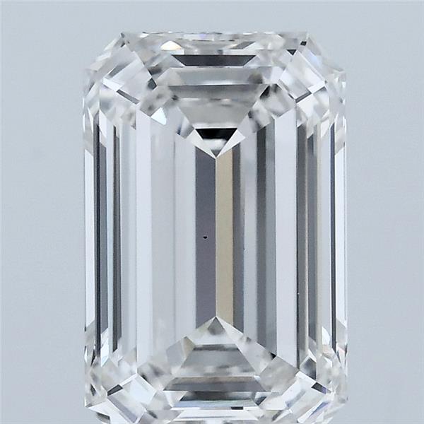 3.06 Carat Emerald Shaped, Ideal Cut, F Color, VS1 Clarity, IGI Certified Lab Grown Diamond