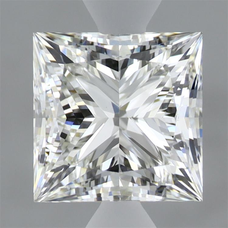 1.95 Carat Princess Shaped, Ideal Cut, H Color, VVS2 Clarity, IGI Certified Lab Grown Diamond
