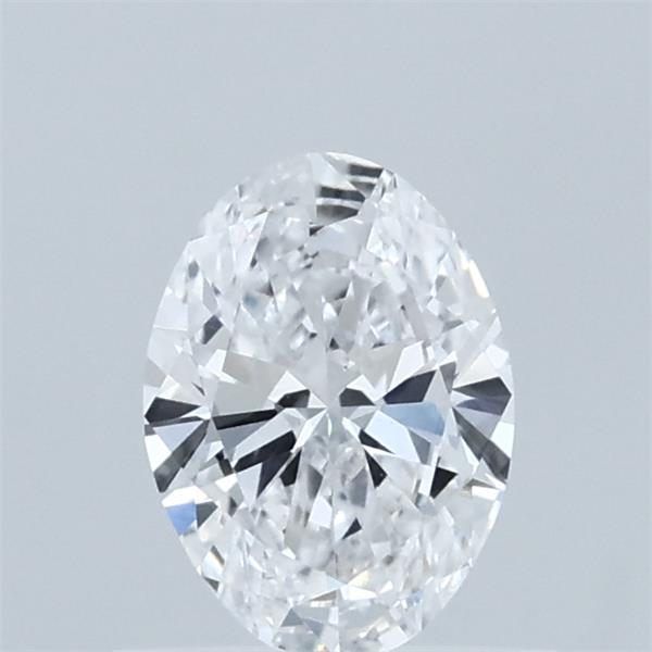 0.55 Carat Oval Shaped, Excellent Cut, D Color, VVS2 Clarity, IGI Certified Lab Grown Diamond