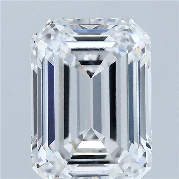 3.08 Carat Emerald Shaped, Ideal Cut, D Color, VVS1 Clarity, IGI Certified Lab Grown Diamond