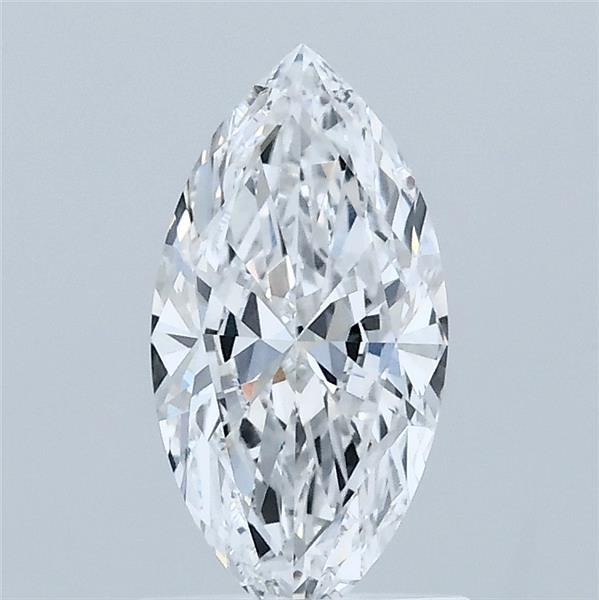 0.89 Carat Marquise Shaped, Excellent Cut, D Color, VVS2 Clarity, IGI Certified Lab Grown Diamond