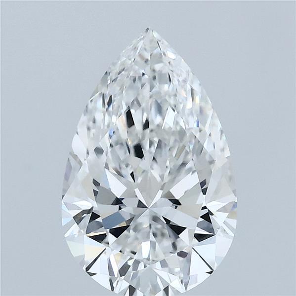 2.06 Carat Pear Shaped, Ideal Cut, E Color, VVS1 Clarity, IGI Certified Lab Grown Diamond