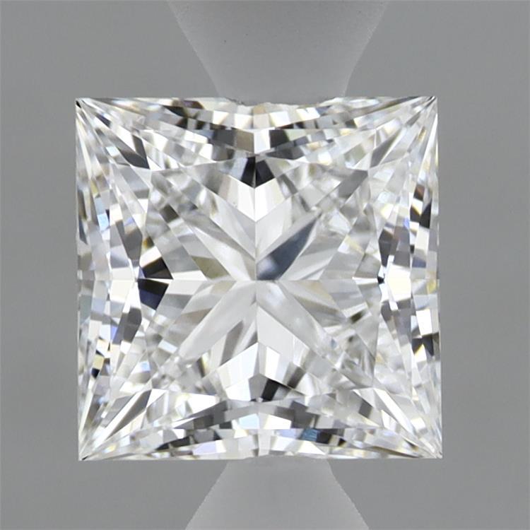1.41 Carat Princess Shaped, Ideal Cut, D Color, VVS2 Clarity, IGI Certified Lab Grown Diamond