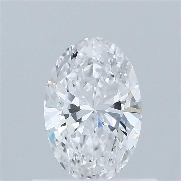 0.57 Carat Oval Shaped, Ideal Cut, D Color, VVS2 Clarity, IGI Certified Lab Grown Diamond