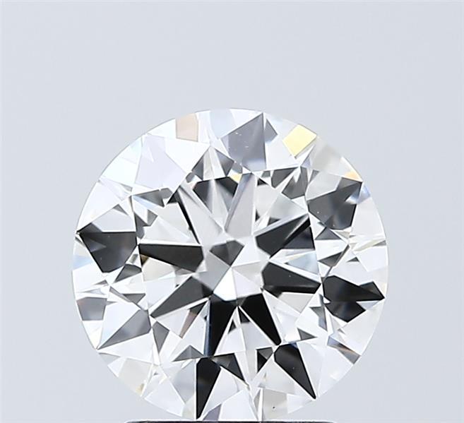 2.01 Carat Round Shaped, Excellent Cut, E Color, VVS2 Clarity, IGI Certified Lab Grown Diamond