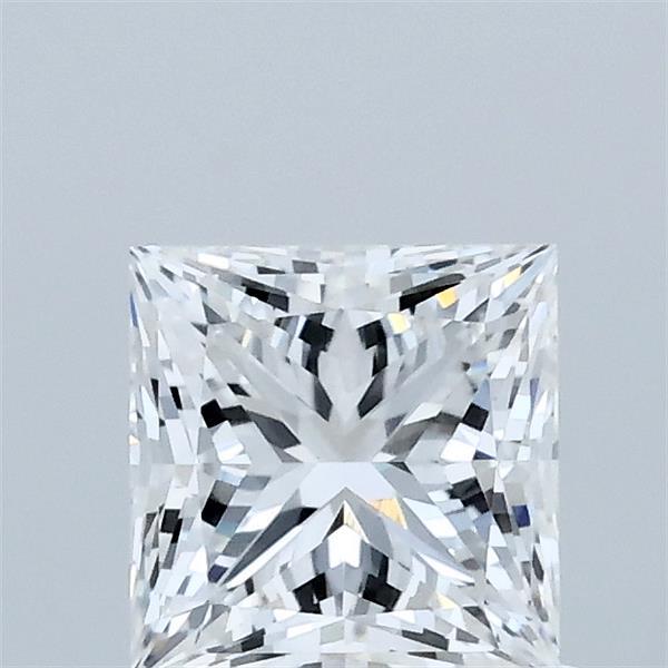 1.07 Carat Princess Shaped, Ideal Cut, D Color, VVS2 Clarity, IGI Certified Lab Grown Diamond