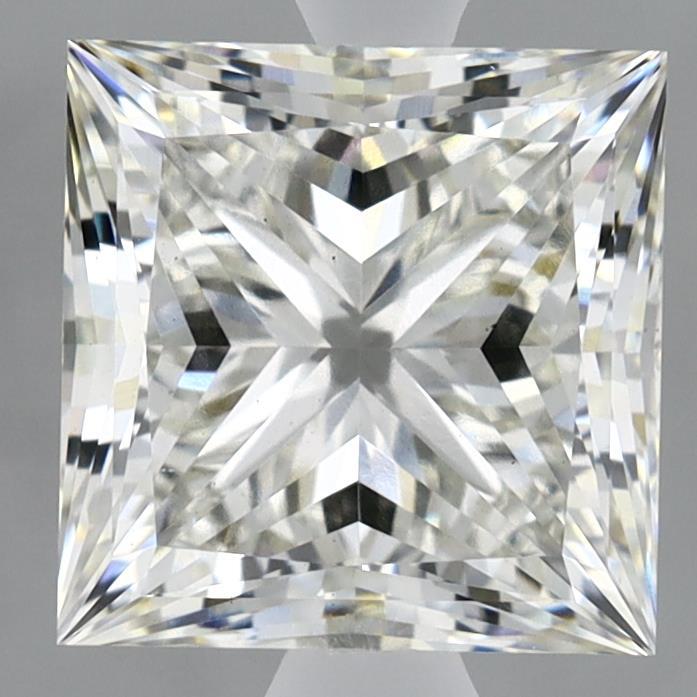 3.01 Carat Princess Shaped, Ideal Cut, H Color, VS1 Clarity, IGI Certified Lab Grown Diamond
