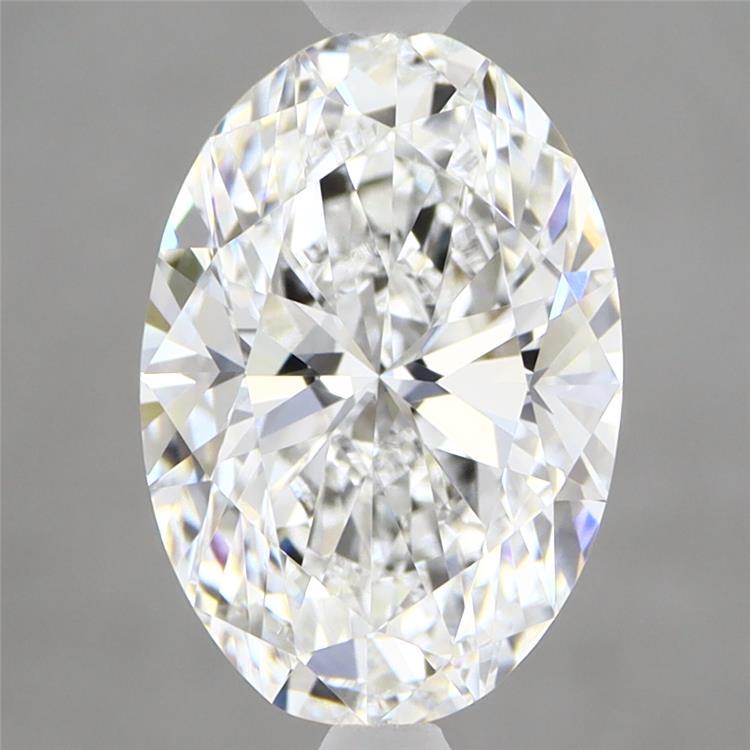 2.56 Carat Oval Shaped, Ideal Cut, E Color, VVS2 Clarity, IGI Certified Lab Grown Diamond