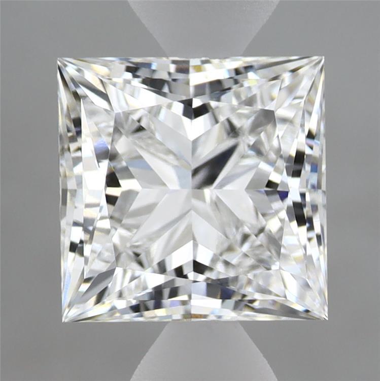 2.40 Carat Princess Shaped, Ideal Cut, E Color, VS1 Clarity, IGI Certified Lab Grown Diamond