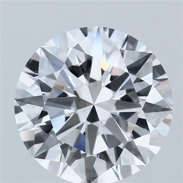 4.00 Carat Round Shaped, Excellent Cut, E Color, VS1 Clarity, IGI Certified Lab Grown Diamond